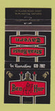 Matchbook Cover - Ben Hur Steak Burlington ON 30 Strike