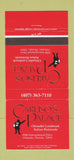 Matchbook Cover - Caruso's Place Orlando FL 30 Strike