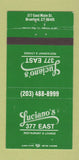 Matchbook Cover - Luciano's Branford CT restaurant 30 Strike