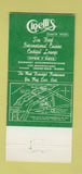 Matchbook Cover - Cinelli's Cherry Hill NJ 30 Strike