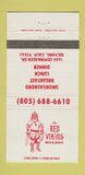 Matchbook Cover - Red Viking Restaurant Solvang CA 30 Strike