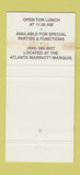 Matchbook Cover - Champions Sports Bar Atlanta GA 30 Strike