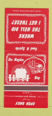 Matchbook Cover - The Dock Naples FL 30 Strike
