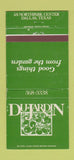 Matchbook Cover - Du Jardin Restaurant Dallas TX WEAR 30 Strike
