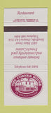 Matchbook Cover - Corner House Restaurant Stouffville ON 30 Strike