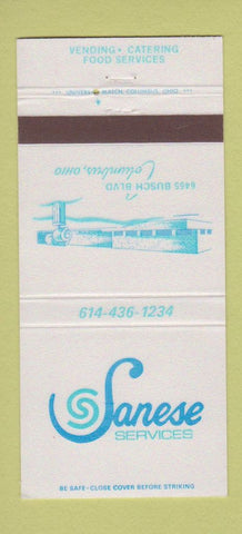 Matchbook Cover - Sanese Services Catering Columbus OH 30 Strike