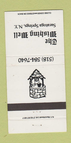 Matchbook Cover - Wishing Well Saratoga Springs NY 30 Strike