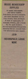 Matchbook Cover - Matchbook Cover Moose Lodge Indianapolis IN