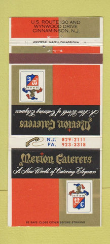 Matchbook Cover - Merion Caterers Cinnaminson NJ 30 Strike