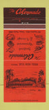 Matchbook Cover - The Colonnade Restaurant Tampa FL 30 Strike