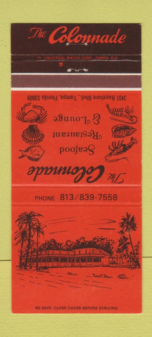 Matchbook Cover - The Colonnade Restaurant Tampa FL 30 Strike