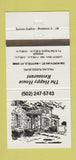Matchbook Cover - Happy House Restaurant Mayfield KY 30 Strike