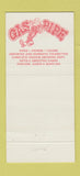 Matchbook Cover - Gas Pipe Dallas Austin Arlington TX 30 Strike