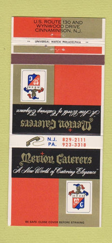 Matchbook Cover - Merion Caterers Cinnaminson NJ 30 Strike