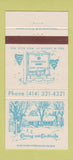 Matchbook Cover - Norbie Baker's Publick House West Allis WI 30 Strike