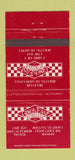 Matchbook Cover - Gino's East Pizza Chicago Rolling Meadows IL 30 Strike