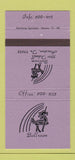 Matchbook Cover - Ballroom Houston TX 30 Strike