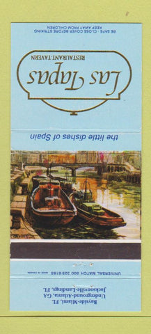 Matchbook Cover - La Tapas Restaurant Jacksonville Miami FL Atlanta 30 Strike