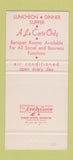 Matchbook Cover - King's Grant Steak House Plainview NY 30 Strike