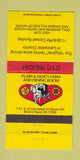 Matchbook Cover - Plain and Fancy Farm Restaurant Bird in Hand PA 30 Strike