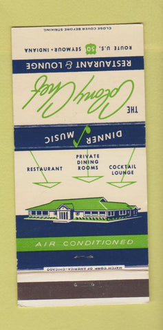 Matchbook Cover - The Colony Club Restaurant Seymour IN 30 Strike