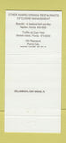 Matchbook Cover - Truffles Cafe Bistro Naples FL 30 Strike
