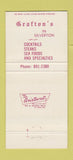 Matchbook Cover - Grafton's Restaurant Silverton WEAR 30 Strike