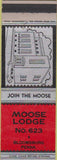 Matchbook Cover - Matchbook Cover Moose Lodge Bloomsburg PA