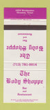 Matchbook Cover - The Body Shoppe Bar Houston TX restaurant 30 Strike