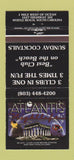 Matchbook Cover - Atlantis Nite Club Myrtle Beach SC 30 Strike