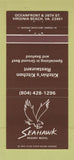 Matchbook Cover - Seahawk Resort Motel Virginia Beach VA 30 Strike