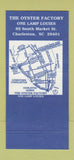 Matchbook Cover - Oyster Factory Charleston SC 30 Strike
