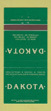Matchbook Cover - Dakota Restaurant Pittsfield MA Avon CT Latham NY 30 Strike