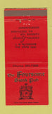 Matchbook Cover - Foursome Steak Pub Brooklyn NY 30 Strike