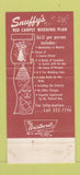 Matchbook Cover - Snuffy's Scotch Plains NJ wedding restaurant 30 Strike