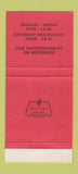 Matchbook Cover - Melba's Mood Channelview TX girlie 30 Strike