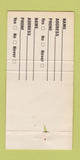 Matchbook Cover - My Apartment Rochester NY WEAR 30 Strike