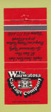 Matchbook Cover - Wauwatosa Cartage Company Holiday Inn Milwaukee WI 30 Strike