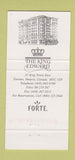Matchbook Cover - King Edward Toronto ON 30 Strike