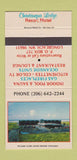 Matchbook Cover - Chautaqua Lodge Resort Motel Longbeach WA 30 Strike