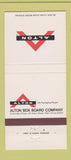 Matchbook Cover - Alton Box Board Alton IL 30 Strike