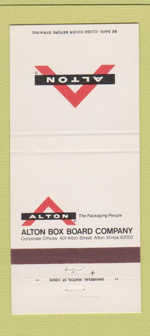 Matchbook Cover - Alton Box Board Alton IL 30 Strike