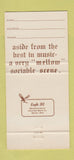 Matchbook Cover - Pierre Street Annex Anchorage Washington DC 30 Strike