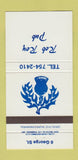 Matchbook Cover - Rob Roy Pub 30 Strike