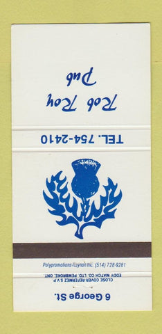 Matchbook Cover - Rob Roy Pub 30 Strike