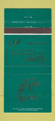 Matchbook Cover - Tycoons Ladue MO WEAR 30 Strike