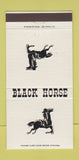 Matchbook Cover - Black Horse Burlingame CA restaurant 30 Strike