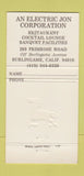 Matchbook Cover - Black Horse Burlingame CA restaurant 30 Strike