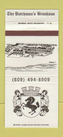 Matchbook Cover - The Dutchman's Brauhaus Manahawkin NJ 30 Strike