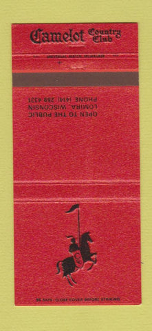 Matchbook Cover - Camelot Country Club Lomira WI 30 Strike